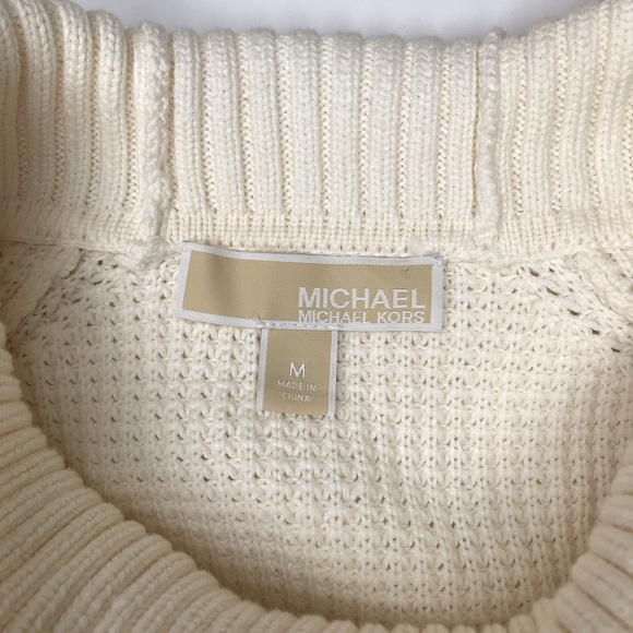 Michael Kors Vegan-Pockets Turtleneck Sweater - M - Picture 12 of 16